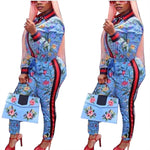 Load image into Gallery viewer, North American Style Long Sleeve Top + Pants Two Piece Set
