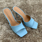 Load image into Gallery viewer, 11CM Heels Square Toe Sandals
