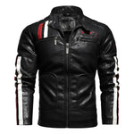 Load image into Gallery viewer, Motor Biker Vintage Patchwork Faux Leather Jackets
