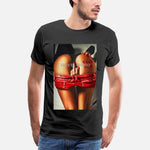 Load image into Gallery viewer, Bum Girl Finger Sexy Tattoo Sex Photo T-Shirt
