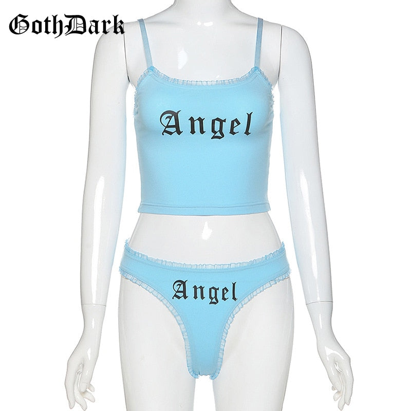 Angel Baby High Waist Women Sets