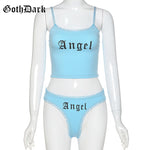 Load image into Gallery viewer, Angel Baby High Waist Women Sets
