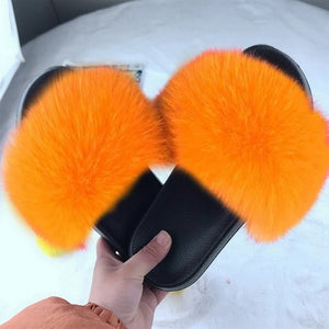 Sexy Faux Fur Slippers