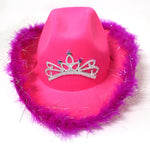 Load image into Gallery viewer, Western Style Tiara Cowgirl Hat

