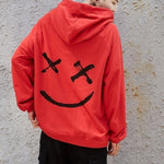 Load image into Gallery viewer, Smiling Face Print Headwear Hoodie
