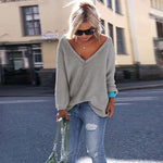 Load image into Gallery viewer, Oversized Women Pullover Sweater
