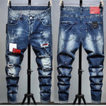 Load image into Gallery viewer, American Style  Denim Trousers
